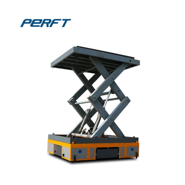 Custom Size Electric Driven Table Lift Transfer Car For Wholesales